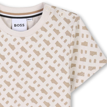 BOSS Playera para bebe arena all over logo